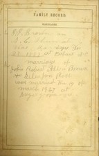 1880 Brown Family Bible (Bible