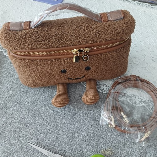 Brown teddy fleece - fleece, cartoon