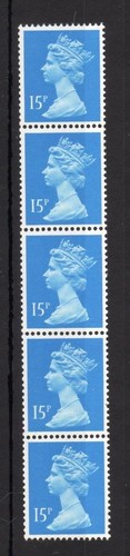 15p machin unmounted mint coil - unmounted,