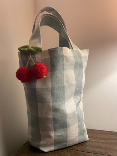 Fabric gift bag with felt - gift,