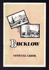 BUCKLOW CHESHIRE RURAL DISTRICT c1960 OFFICIAL GUIDE Mere Mobberley etc