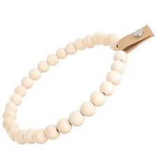 Wooden Bead Hand Towel Holder