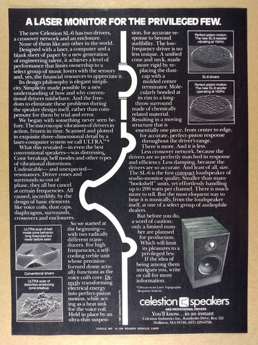 1981 celestion speaker - celestion, sl-6