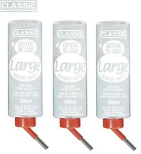 3 X 600ml CLASSIC WATER BOTTLE