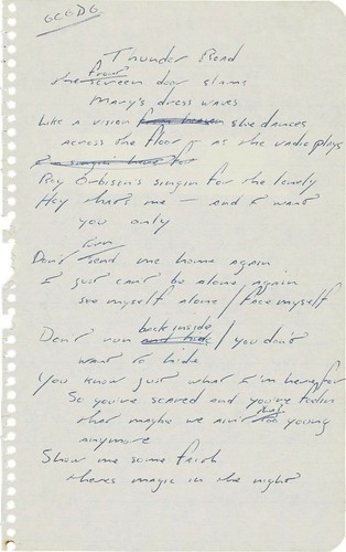 Bruce springsteen handwritten - bruce,