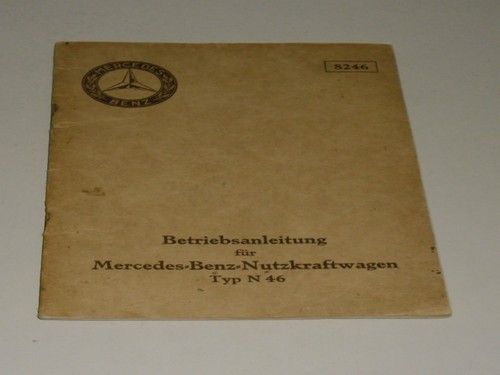 Operating manual mercedes benz - operating,