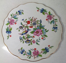 Aynsley Pembroke Kingfisher Gilt Edged Dinner Plate 26.50cm diameter (BR)