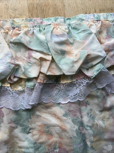 Vtg 80s pastel - 80s, ruffle