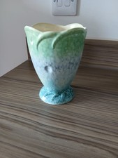 Vintage Sylvac Vase Green Blue