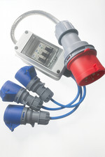 32A to 3×16A 3 Pin Single