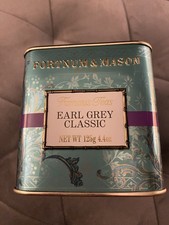Fortnum & Mason 3 empty tea caddies including Earl Grey Classic & 2 Ceylon Pekoe