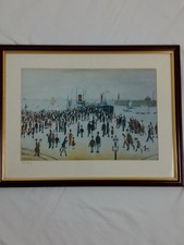 Ls Lowry " The Ferry " Framed