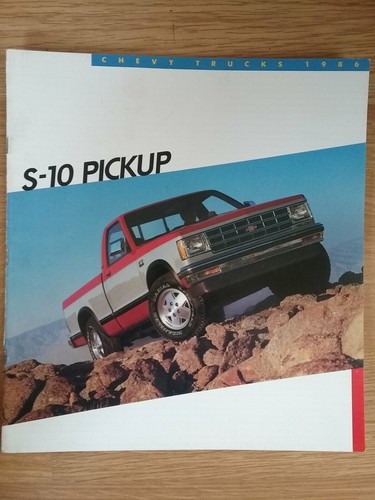 1986 chevrolet dealer - chevrolet, s-10