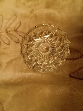 Geometric Clear Glass Ashtray