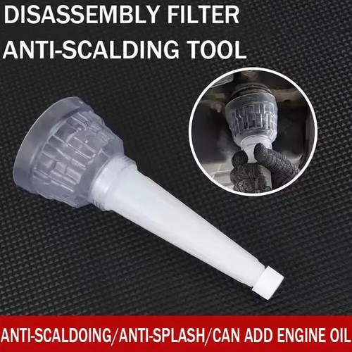 Rubber car oil funnel filter - oil,