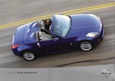 Nissan 350Z Roadster 2004 UK Market Preview Single Sheet Sales Brochure