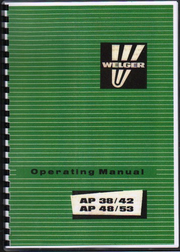 Welger ap 48 53 - welger, &