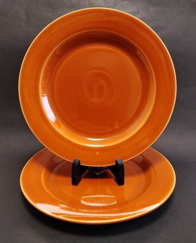 Orange dinner dish pair sweden - pair,