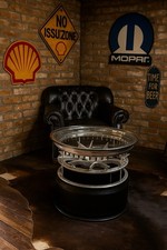 Custom Coffee Table Aston Martin NTM Forged 21” Alloy Wheel Glass Top
