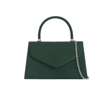 Women's Faux Suede Clutch Bag