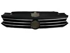 OM  VW PASSAT B8 2015 -19 FRONT UPPER TOP  BUMPER GRILLE BLACK & CHROME