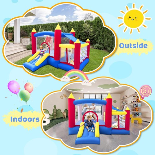 Inflatable bouncy castle - inflatable, with