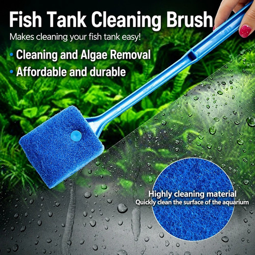 Fish tank cleaning kit brush - tank,
