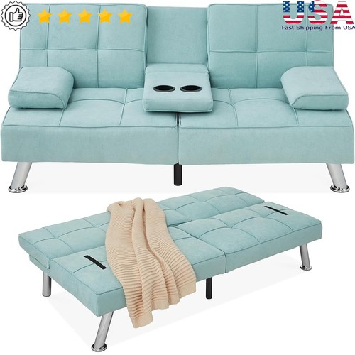 Convertible futon sofa bed - convertible, w/