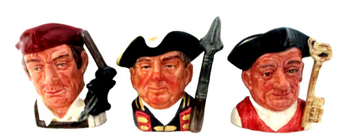 Royal doulton character jugs - jugs,