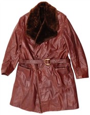 Vintage Mens Shearling Leather