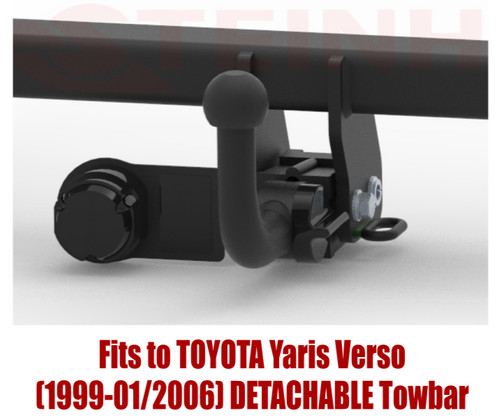 Detachable tow bar for toyota - tow,