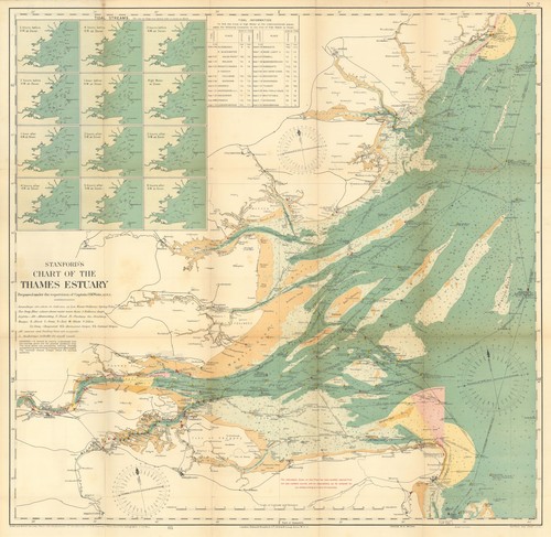 Stanford chart the thames - the,