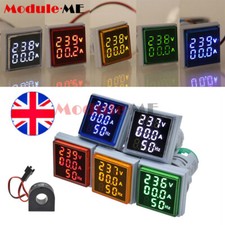 AC50-380V 100A 22mm 3-in-1 Voltmeter Ammeter Frequency Digital Volt AMP Meter K