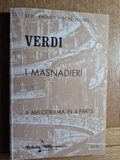 VERDI I MASNADIERI - Kalmus