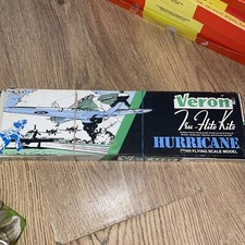Vintage Veron Flying Scale Model Kit Hurricane TRU-FLITE MADE IN ENGLAND2