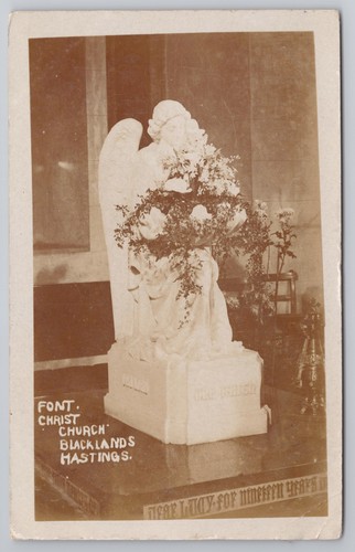 Rppc christ church blacklands - rppc,