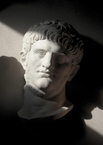 Nero roman emperor - roman, bust