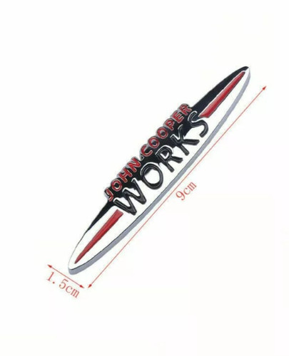 Badge metal jcw - 1x,
