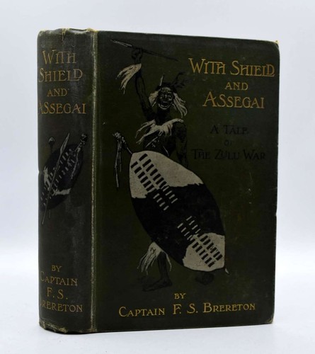With shield and assegai a - with,