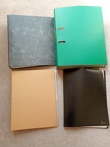 And lever arch file - a4, a3