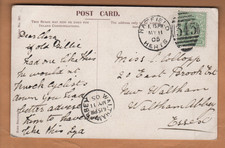 Hatfield, Hertfordshire - Duplex postmark 343 - Waltham Abbey single Circle