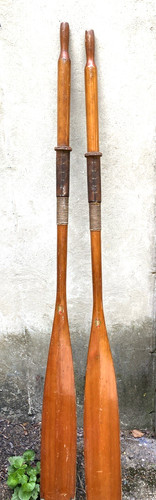 Pair vintage old - vintage, wooden