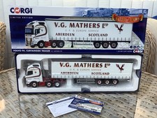 Corgi model truck 1:50 scale - V G MATHERS VOLVO CURTAINSIDE TRAILER