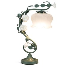 Retro bedside table lamp - bedside,