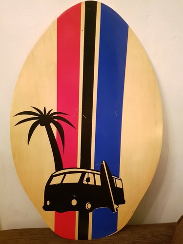 Wooden surf paddle board - wooden,