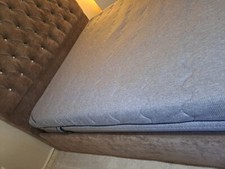 AMARE LIVING DIAMANTE DIVAN BED  + 27" MATCHING HEADBOARD + MEMORY FOAM MATTRESS