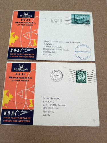 Pair boac britannia 1st - boac,