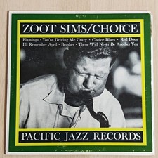 ZOOT SIMS CHOICE PACIFIC JAZZ