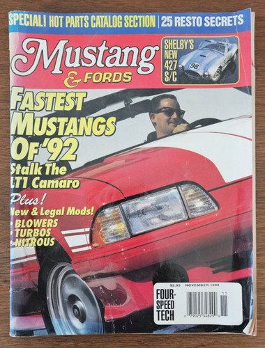 November 1992 mustang fords - november,