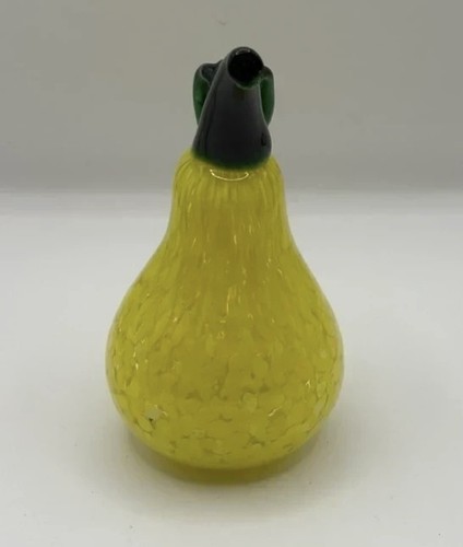 Handblown glass bright - , yellow